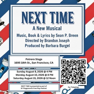 Sean P. Breen's NEXT TIME Musical to Play SF Playground's 2026 Free Play Festival Photo