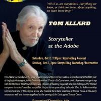 The Adobe Theater Presents LIVE! TOM ALLARD Story Telling and Workshop in October