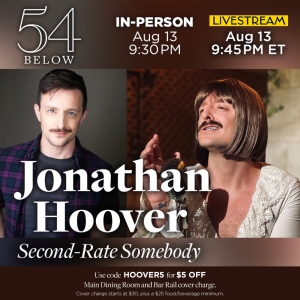 Viral Hit Jonathan Hoover To Take The Stage At 54 Below, August 13 Photo