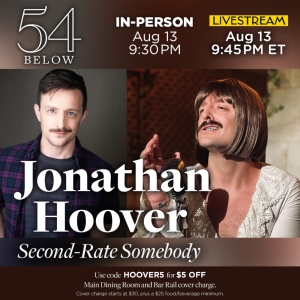 Viral Hit Jonathan Hoover To Take The Stage At 54 Below, August 13