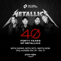 Metallica's 40th Anniversary Shows To Stream On-Demand Exclusively On The Coda Collection