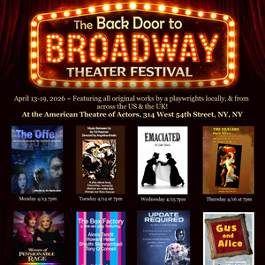 Back Door to Broadway Theater Festival Will Debut in April Photo
