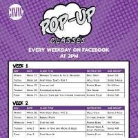 Civic Theatre Announces Pop-Up Classes