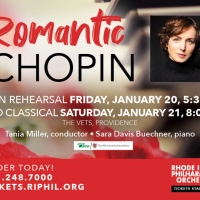 RI Philharmonic to Present ROMANTIC CHOPIN Featuring Pianist Sara Davis Buechner & Mo Photo