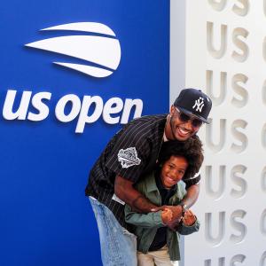 Photos: Trey Songz Attends US Open with Son Noah Photo