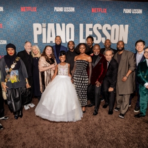 Photos: John David Washington, Denzel Washington, &amp; More Attend THE PIANO LESSON  Photo