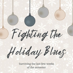 Student Blog: Fighting the Holiday Blues Photo