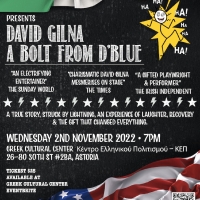 David Gilna's A BOLT FROM D'BLUE to Return to NYC at The Greek Cultural Center