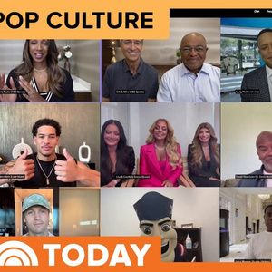 Tracy Morgan, Alan Cumming Join NBC Stars Brainstorming NFL Kickoff Bit Photo