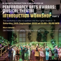 Hi Jakarta Production Announces Performance Arts Awards Introduction Workshop Musical Theatre