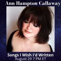 Ann Hampton Callaway to Present Live Stream This Sunday