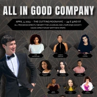 Jess Darrow, Sojourner Brown & More to Join Rob Morean for ALL IN GOOD COMPANY at The Cutting Room