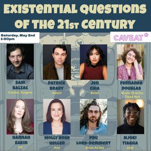 Cast Set for EXISTENTIAL QUESTIONS OF THE 21ST CENTURY Concert at Caveat Photo