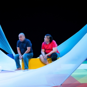 Review: WHEN THE CLOUD CATCHES COLOURS, Barbican Theatre Photo