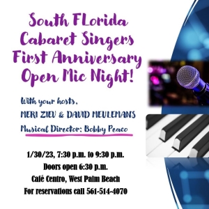 South Florida Cabaret Singers to Present First Anniversary Open Mic Night at Café Ce Photo
