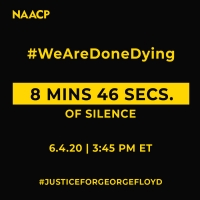 NAACP Encourages Moment of Silence Today to Honor George Floyd Photo