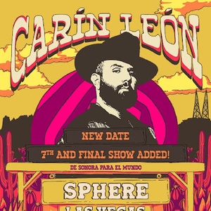 Carín León Sets Seventh and Final Date of His Sphere Run Photo