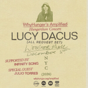 Lucy Dacus, Kalen Allen to Rally Against Hunger in NY Photo
