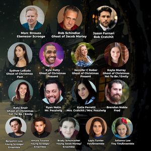 Cast Set for A CHRISTMAS CAROL THE MUSICAL at CM Performing Arts