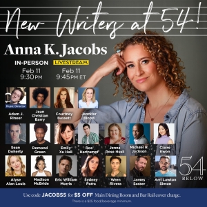 TEETH Composer Anna K. Jacobss 54 Below Concert Announces Full Cast And Livestream Photo