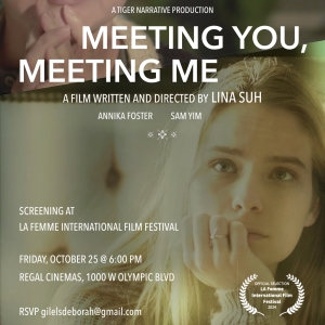 Lina Suhs MEETING YOU, MEETING ME To Compete At The 20TH LA Femme International Film Festi Photo