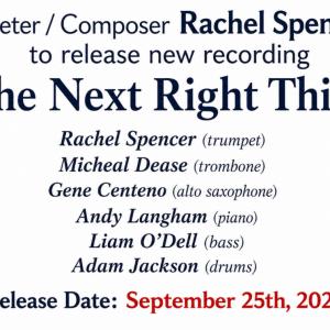Rachel Spencer to Release THE NEXT RIGHT THING