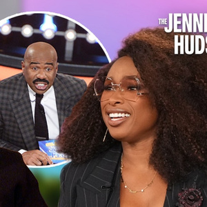 Steve Harvey Pitches THE NEIGHBORHOOD Team-Up to Jennifer Hudson Photo