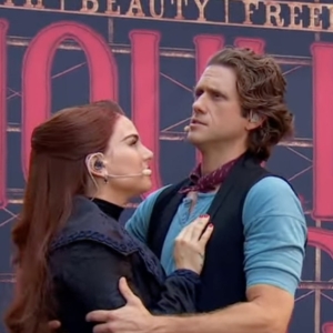 Video: Aaron Tveit and Joanna JoJo Levesque Perform Come What May Photo