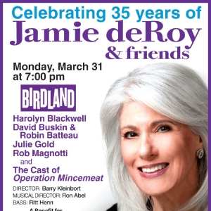 JAMIE DEROY & FRIENDS to Present 35th Anniversary Cabaret at Birdland Jazz Club