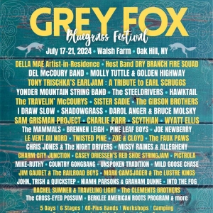 Grey Fox Bluegrass Festival Shares 2024 Stage Schedules Photo
