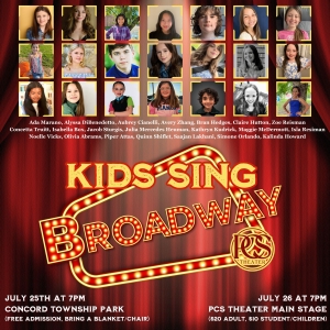PCS Theater Presents KIDS SING BROADWAY