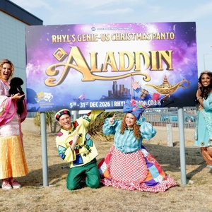 Cast Set For ALADDIN at Rhyl Pavilion Theatre This Christmas Photo