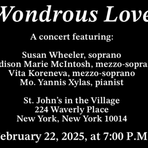 Voices Of The Valiant To Present WONDROUS LOVE at St. John's in the Village Photo