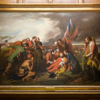 U-M Clements Library Celebrates The Death of General Wolfe Painting by Benjamin West Photo