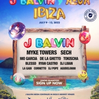J Balvin Announces NEON Ibiza Experience With Myke Towers, Sech, Nio Garcia And More Photo