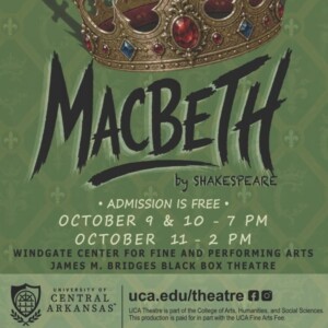 Interview: Jay Edwards of MACBETH at University Of Central Arkansas Theatre in Conway Photo