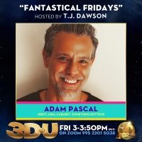 3-D Theatricals Announces May 29 3D+U Guests Including Adam Pascal and More Photo