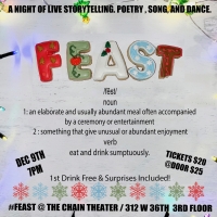 STORYTELLING NYC 'FEAST' A Night Of Live Storytelling, Poetry, Song, And Dance to Tak Photo