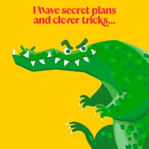 Full Cast Set for THE ENORMOUS CROCODILE THE MUSICAL at Windsor Theatre Royal Photo