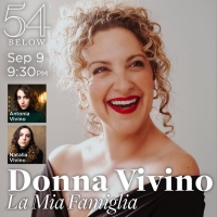 Donna Vivino to Present LA MIA FAMIGLIA at 54 Below in September Photo