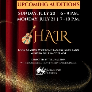 Vagabond Players to Hold Auditions for HAIR in July Photo
