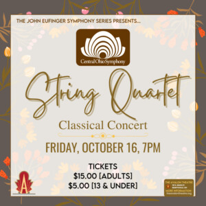 Central Ohio Symphony String Quartet to Perform at The Avalon Theatre Photo