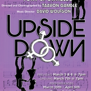 Full Cast Set for Musical UPSIDE DOWN at AMT Theater Photo