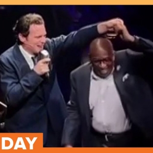 Video: Watch Al Roker's JUST IN TIME Cameo with Jonathan Groff Video