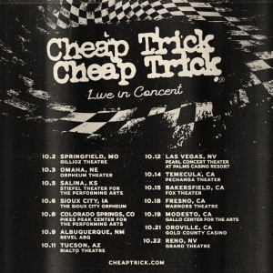 Cheap Trick Announces Fall Tour Dates Photo