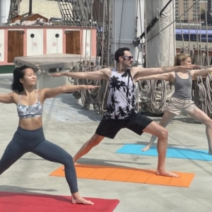 South Street Seaport Museum to Present Free Monthly Vinyasa On A Vessel On The 1885 T Photo
