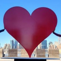 The Heart Monument to Be Displayed in Hunter's Point South Exhibited Through NYC Park Photo