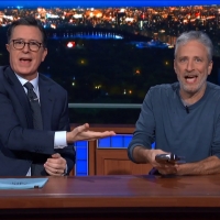 VIDEO: Jon Stewart Debuts the IRRESISTIBLE Trailer on THE LATE SHOW WITH STEPHEN COLB Video