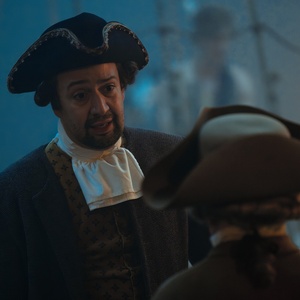 Video: Lin-Manuel Miranda Stars as a Boston Tea Party Leader in Larry David Historica Photo