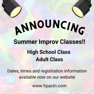 Summer Improv Classes to be Presented At HPAC in June Photo